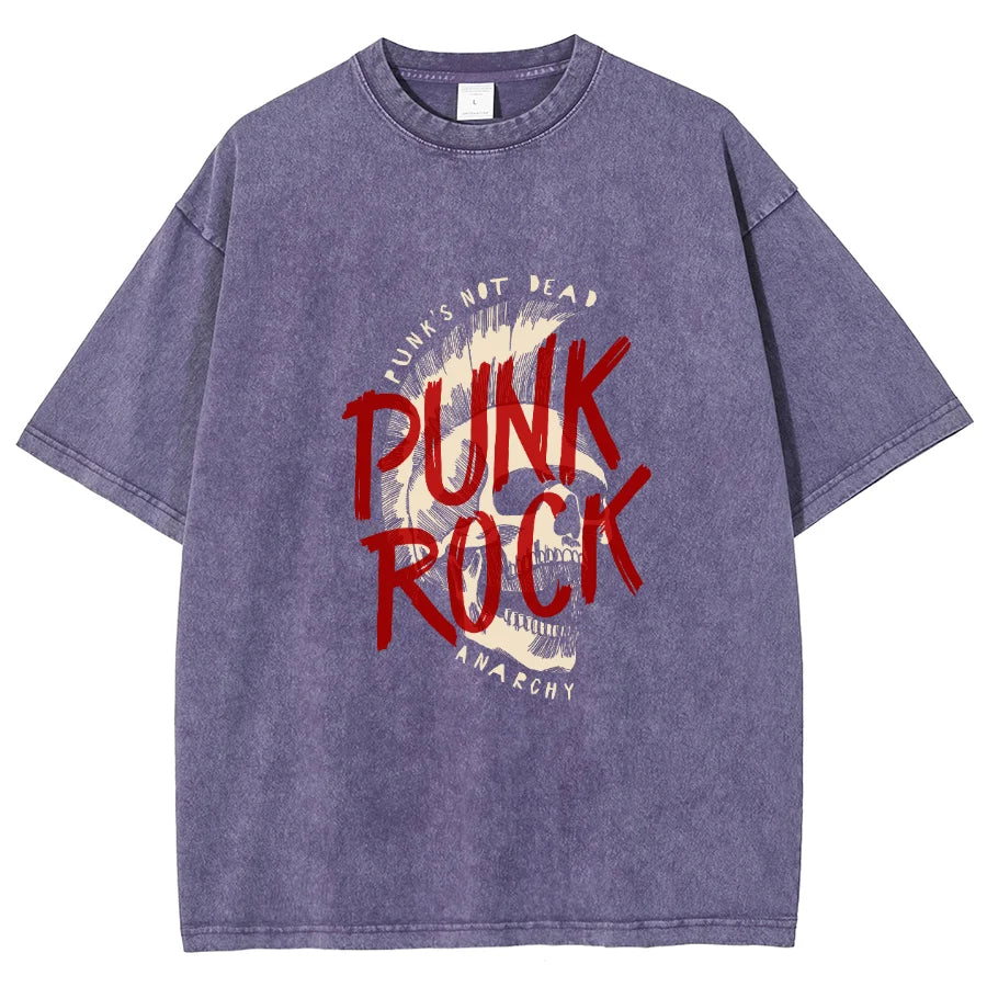 Punk Rock - Vintage Washed T-Shirts