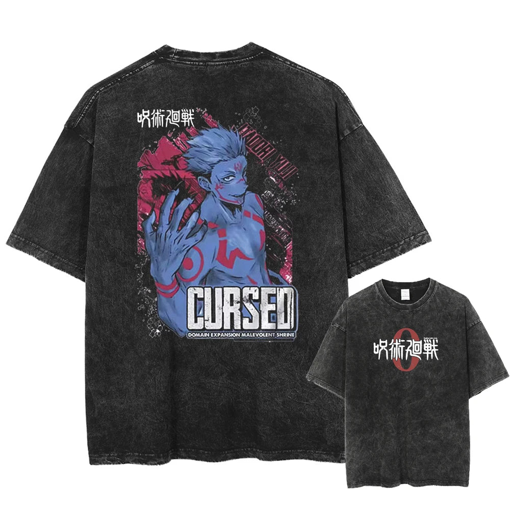Jujutso Kaisen - Vintage Washed T-Shirts