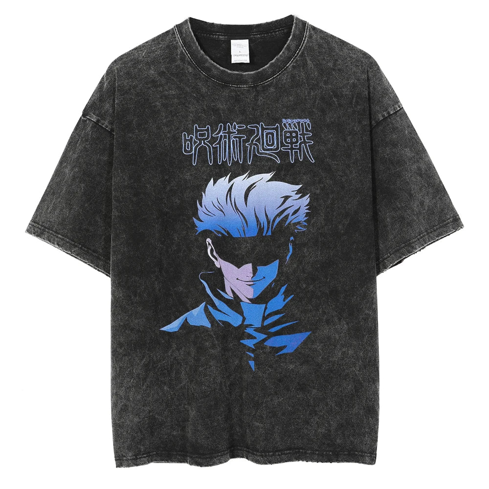 Jujutso Kaisen Anime - Vintage Washed T-Shirts