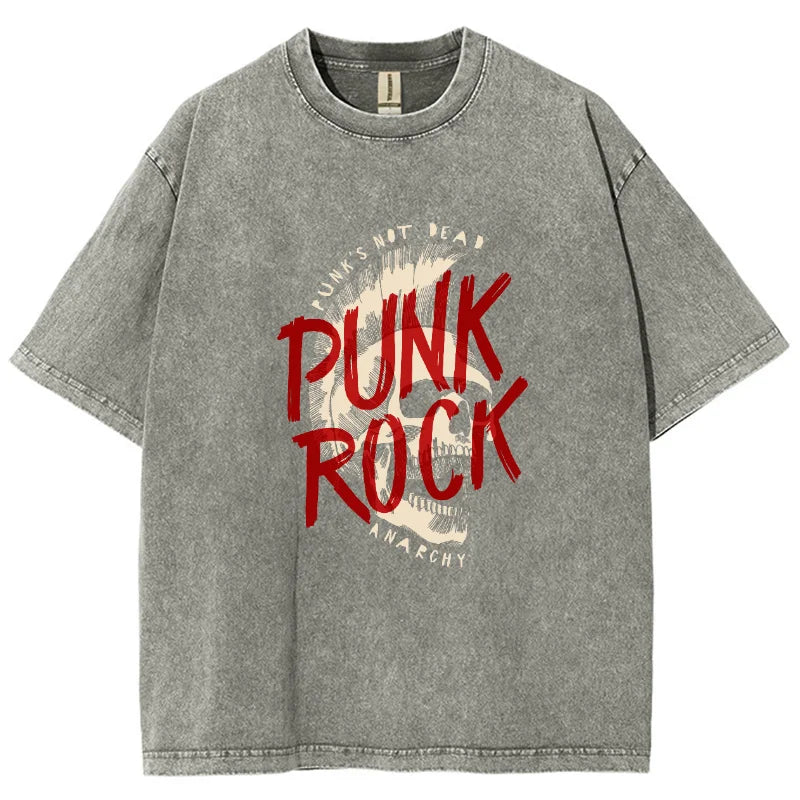 Punk Rock - Vintage Washed T-Shirts