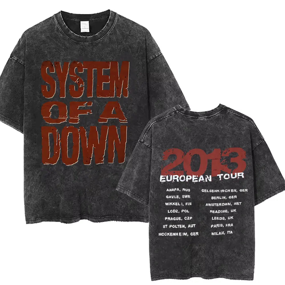 System of A Down Band - Washed Vintage T-Shirts