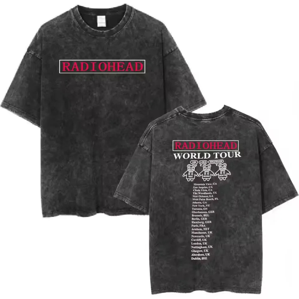 Radiohead - Vintage Washed T-Shirts