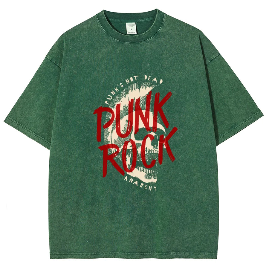Punk Rock - Vintage Washed T-Shirts