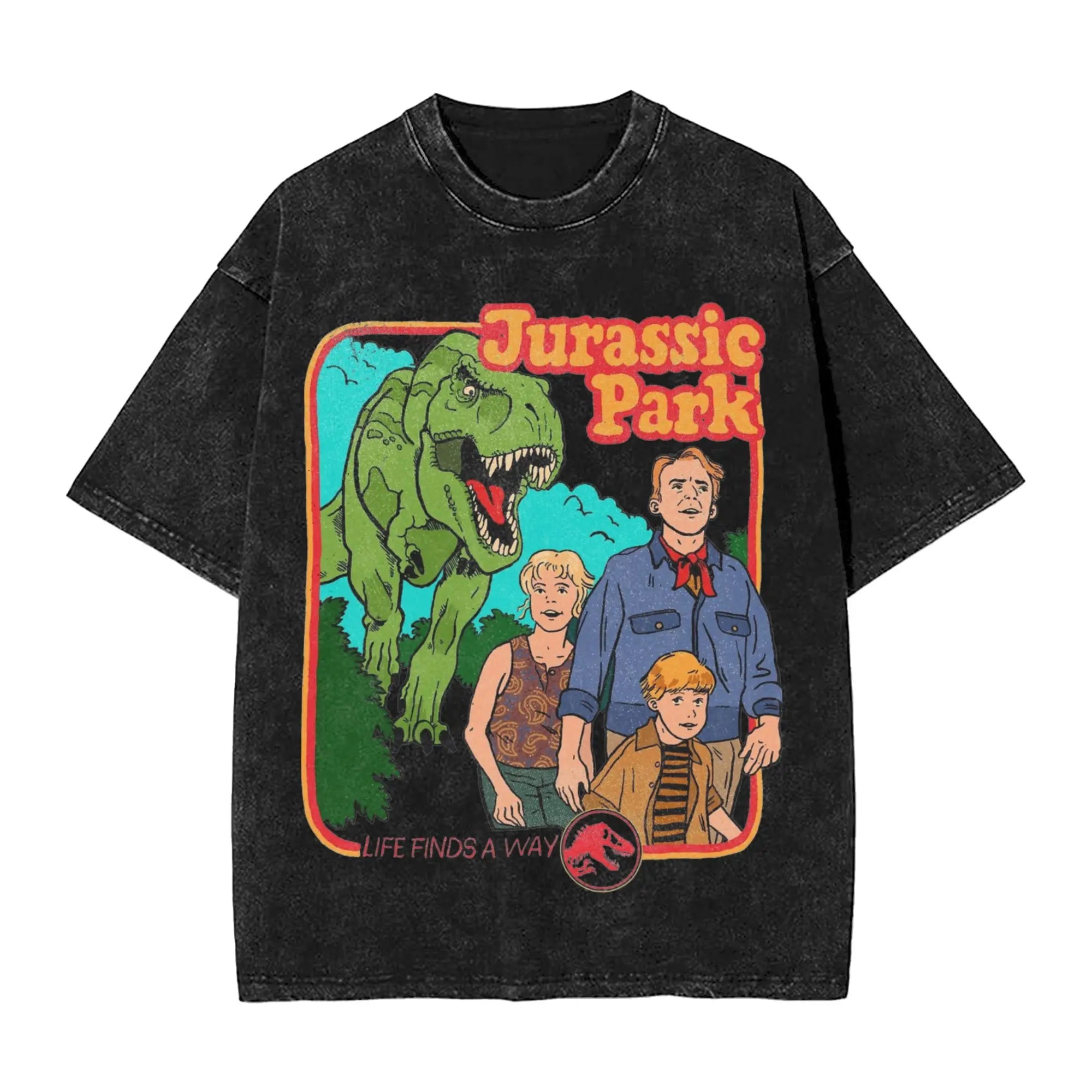 Jurassic World Rebirth - Vintage Washed T-Shirts