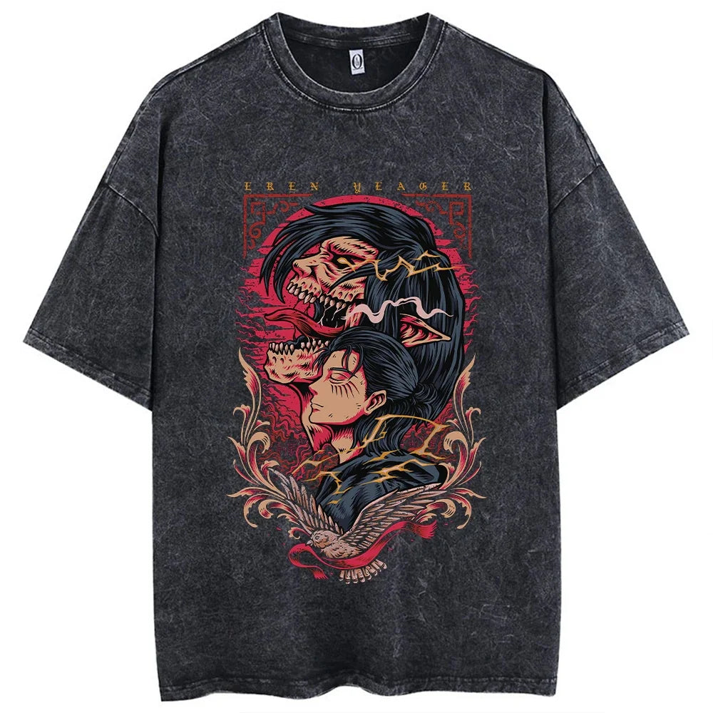 Attack on Titan - Vintage Washed T-Shirts