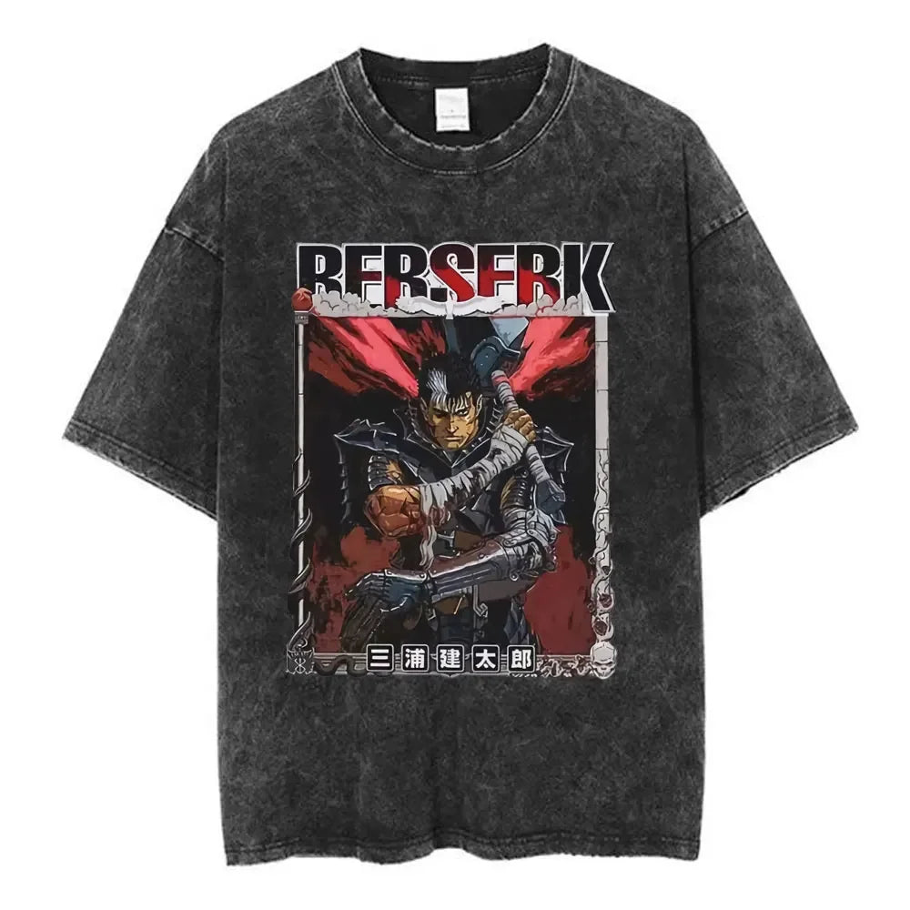 Berserk Guts - Vintage Washed T-Shirts