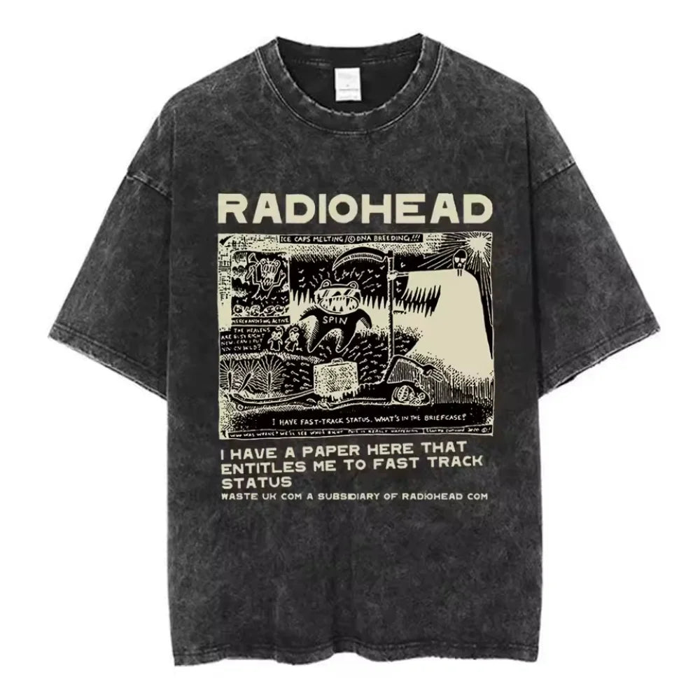 Radiohead - Vintage Washed T-Shirts