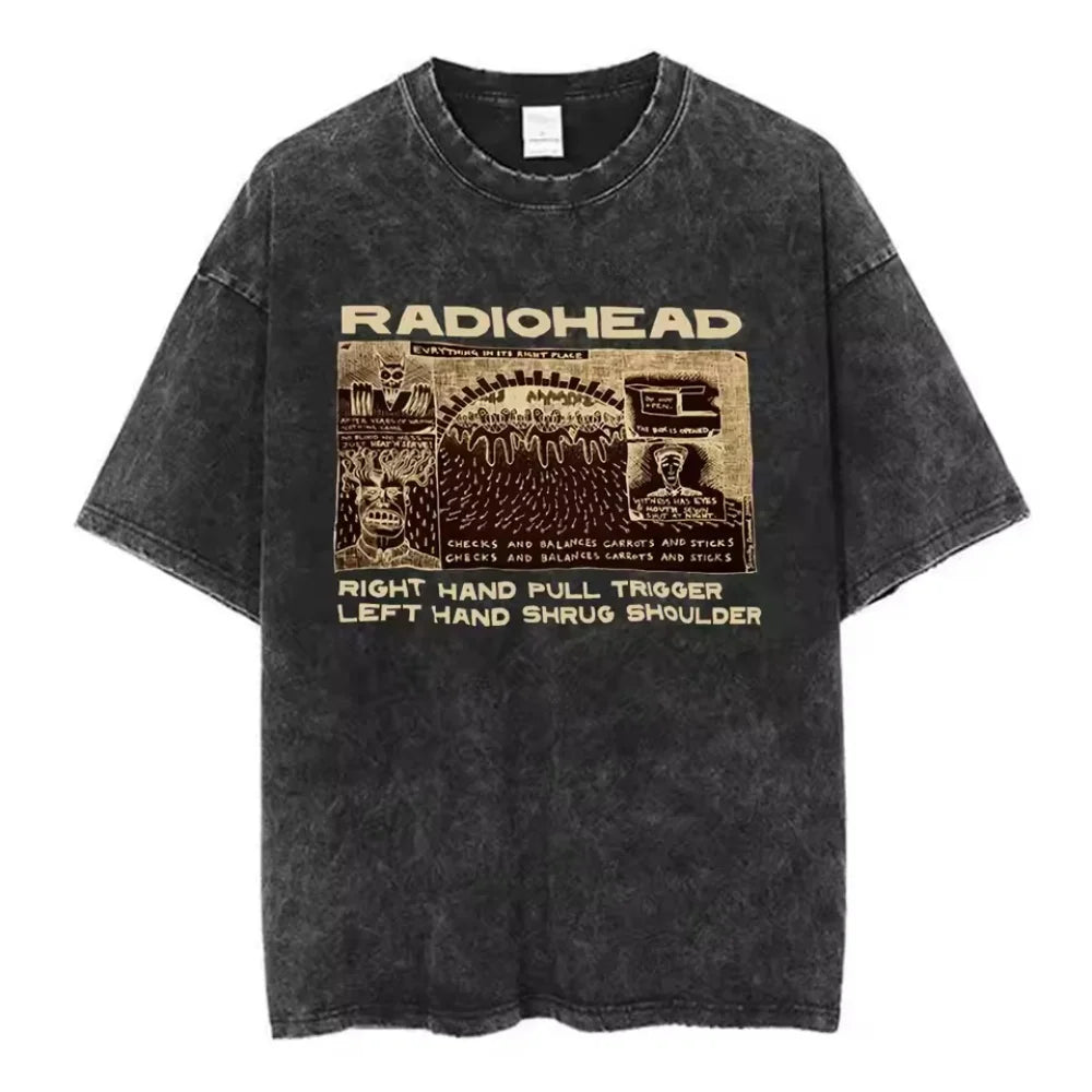 Radiohead - Vintage Washed T-Shirts