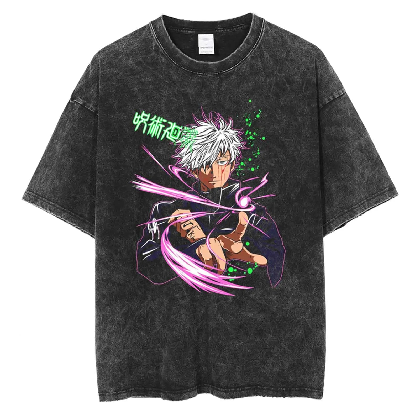 Jujutso Kaisen Anime - Vintage Washed T-Shirts