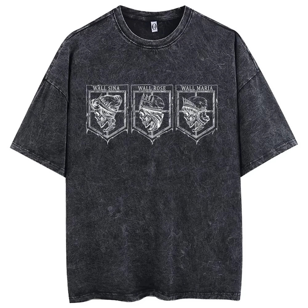 Attack on Titan - Vintage Washed T-Shirts