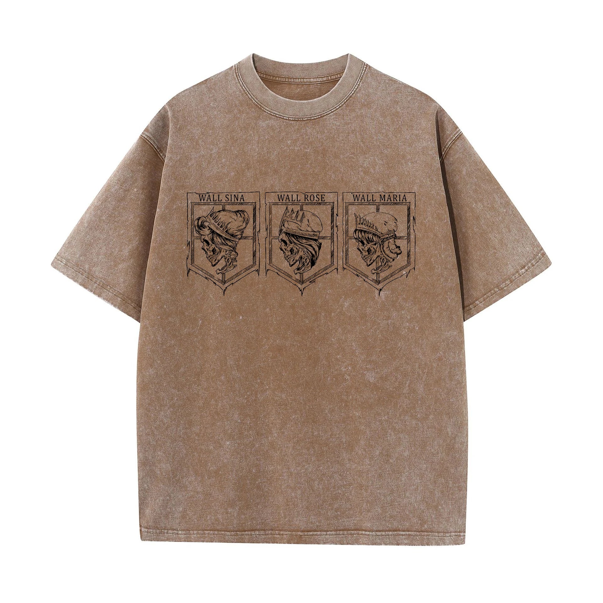 Attack on Titan - Vintage Washed T-Shirts