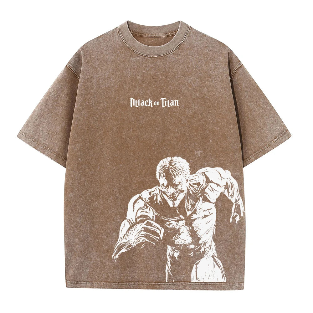 Attack on Titan - Vintage Washed T-Shirts