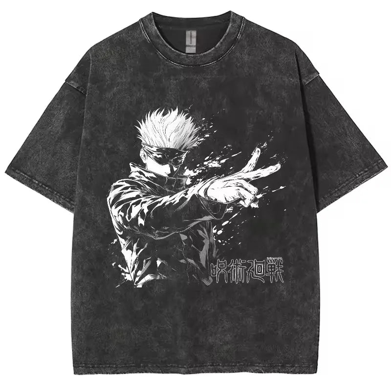 Anime Jujutsu Kaisen - Vintage Washed T-Shirts