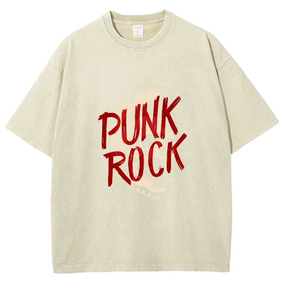Punk Rock - Vintage Washed T-Shirts