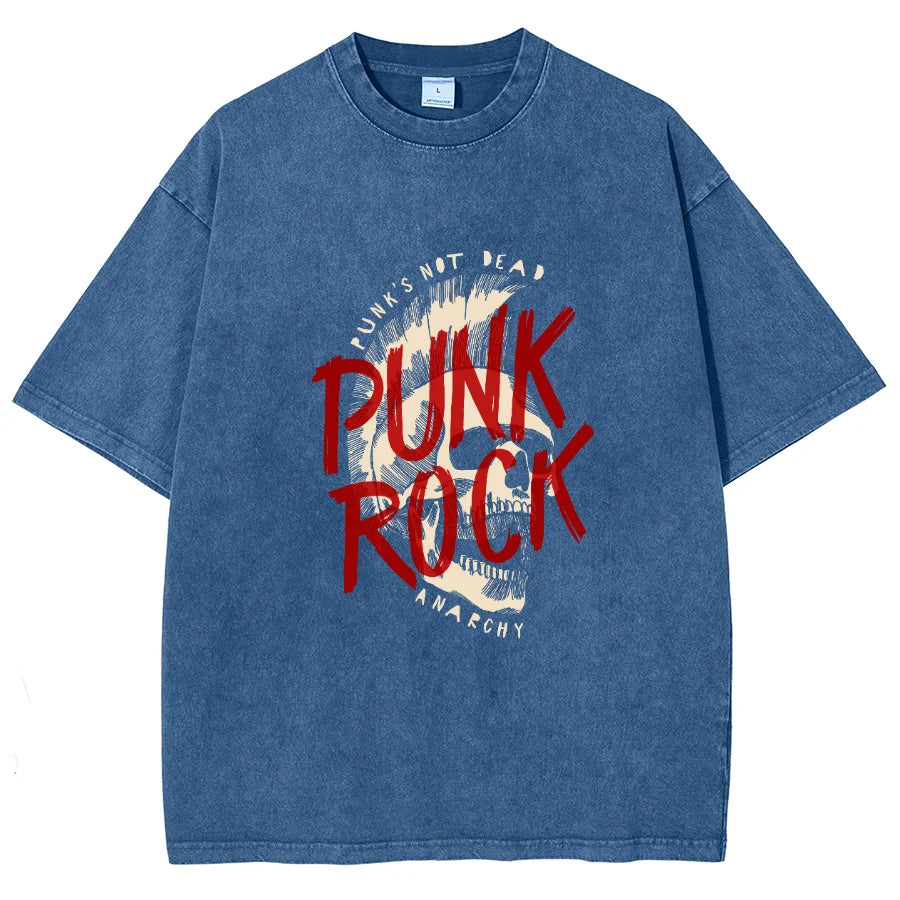 Punk Rock - Vintage Washed T-Shirts