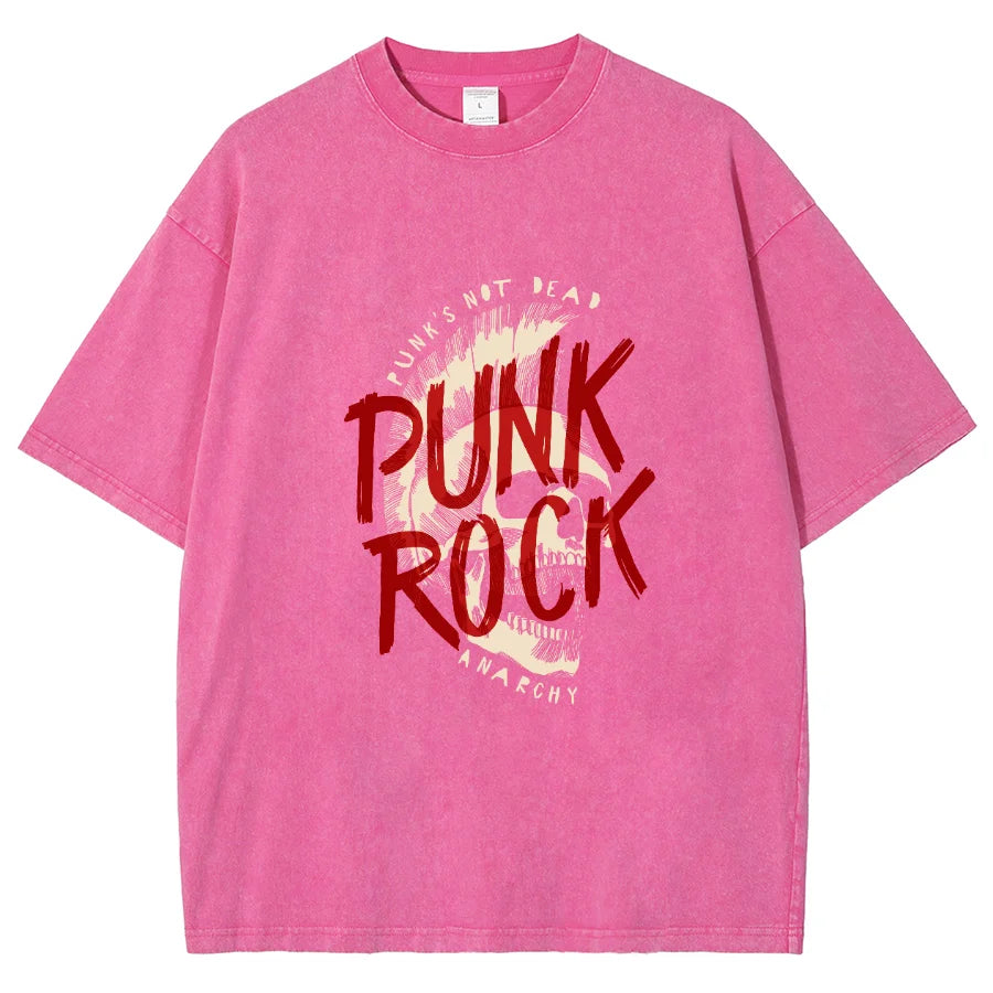 Punk Rock - Vintage Washed T-Shirts