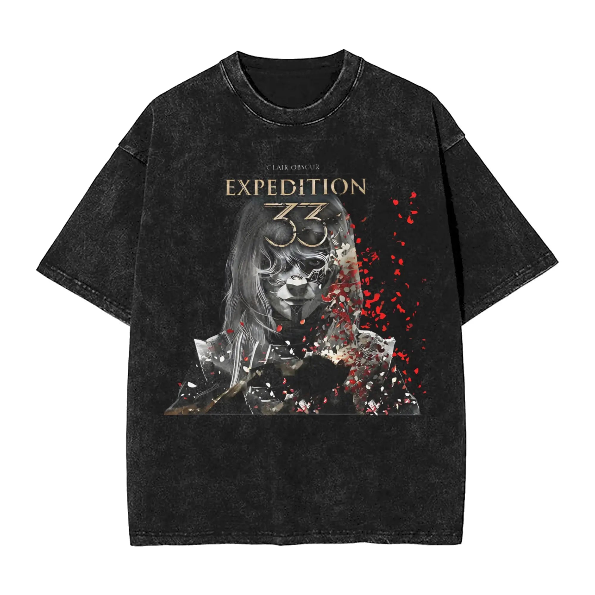 Gamer Clair Obscur Expedition 33 - Vintage Washed T-Shirts