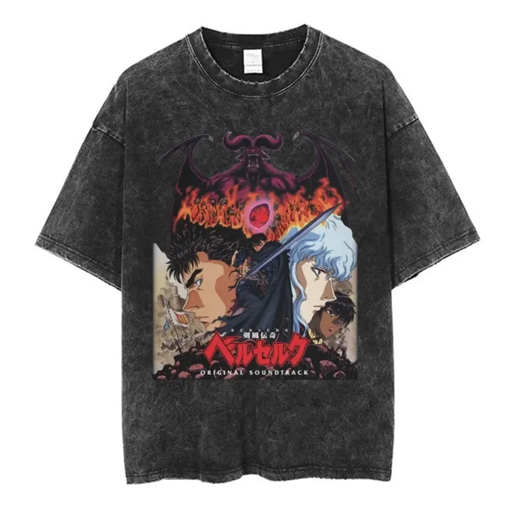 Berserk Guts - Vintage Washed T-Shirts
