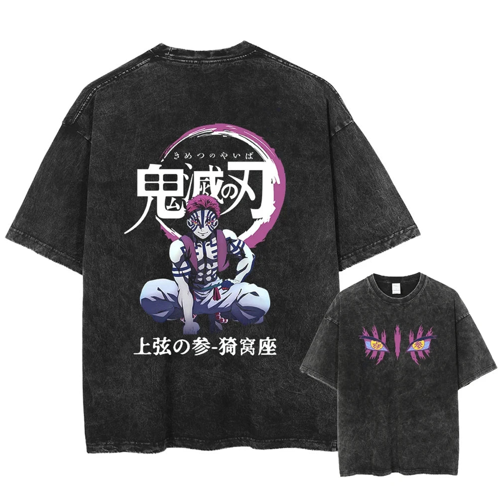 Anime - Oversized Washed T-Shirts