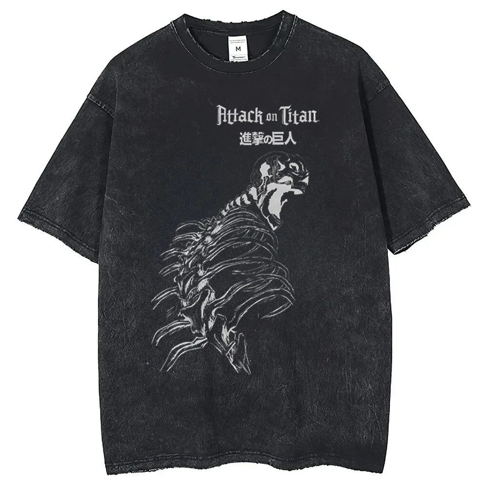 Attack on Titan - Vintage Washed T-Shirts