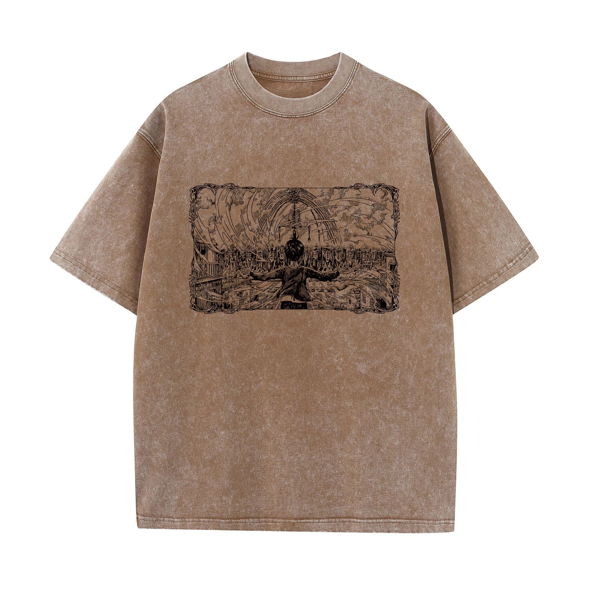 Attack on Titan - Vintage Washed T-Shirts