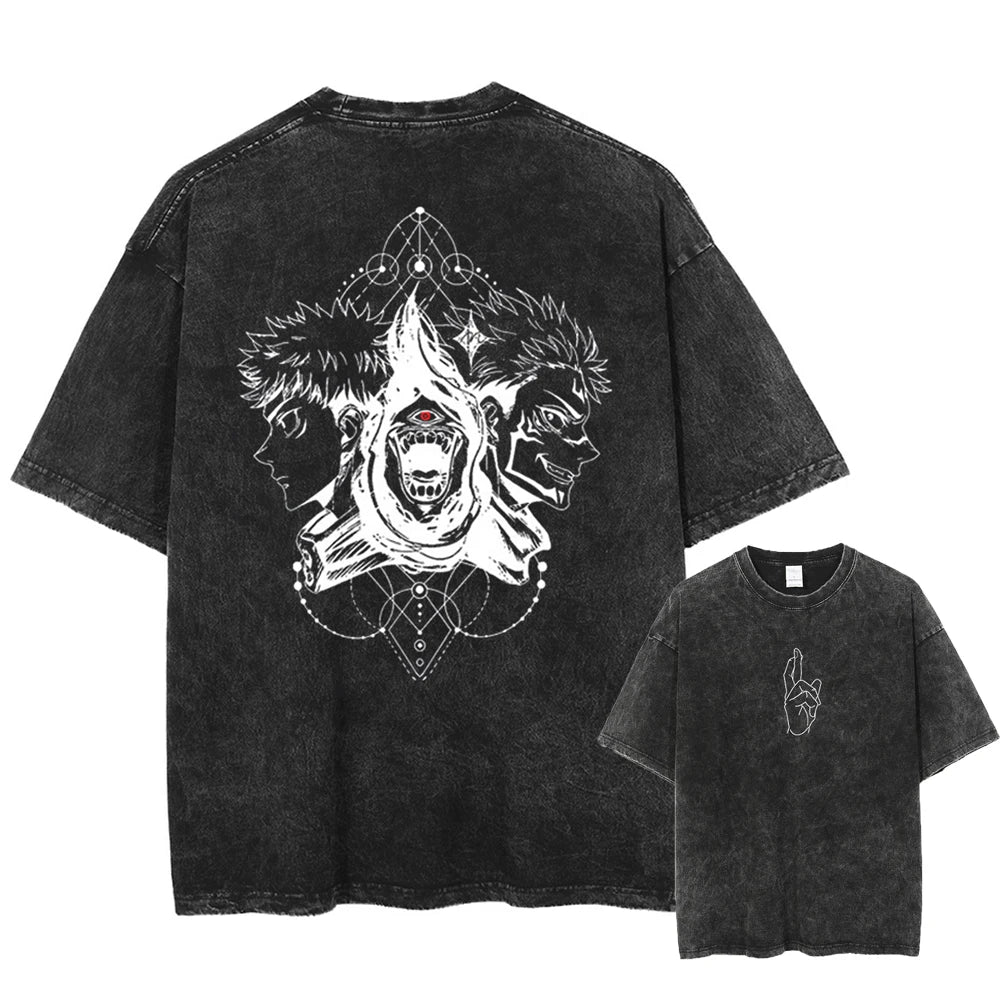 Jujutso Kaisen - Vintage Washed T-Shirts