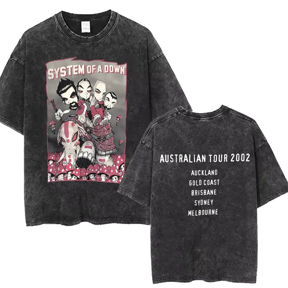 System of A Down Band - Washed Vintage T-Shirts