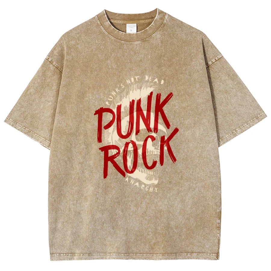 Punk Rock - Vintage Washed T-Shirts