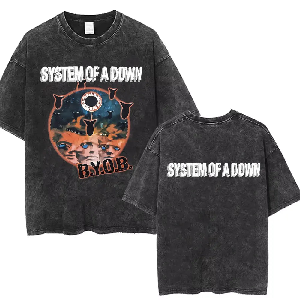 System of A Down Band - Washed Vintage T-Shirts