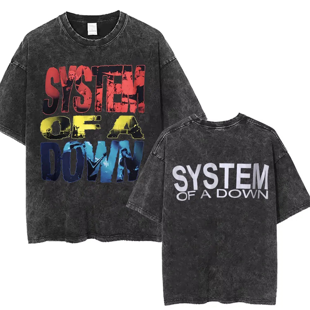 System of A Down Band - Washed Vintage T-Shirts