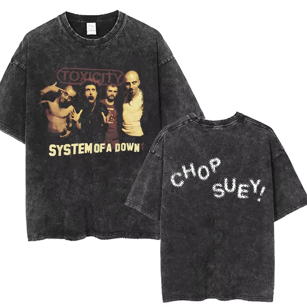 System of A Down Band - Washed Vintage T-Shirts