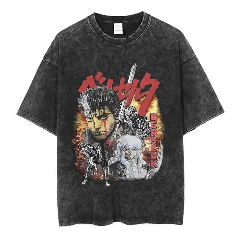 Berserk Guts - Vintage Washed T-Shirts