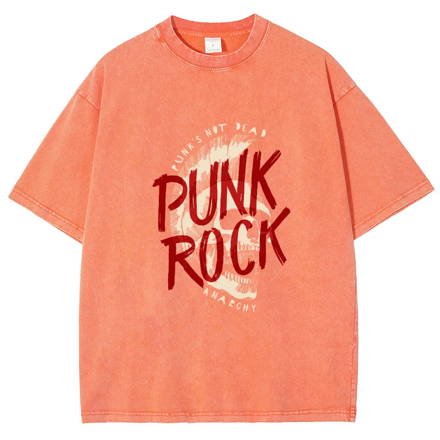 Punk Rock - Vintage Washed T-Shirts