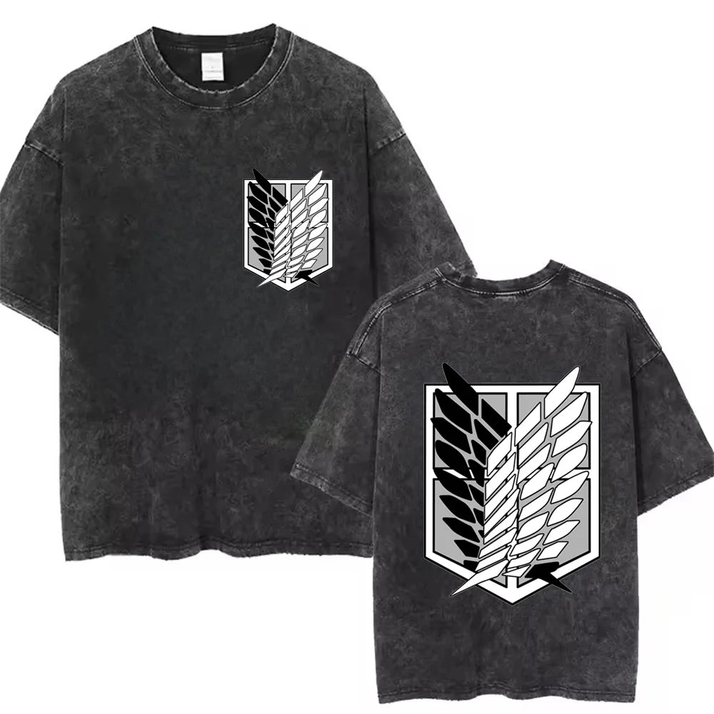 Attack on Titan - Vintage Washed T-Shirts