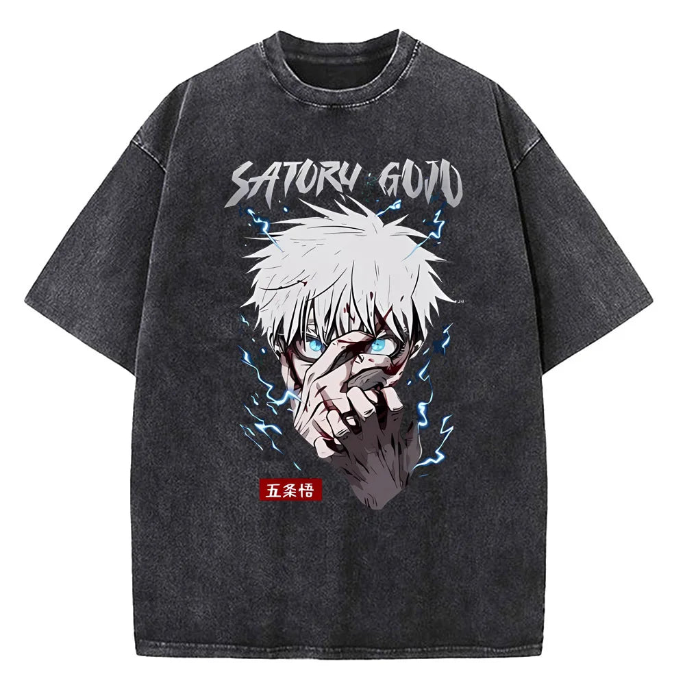 Anime Jujutsu Kaisen - Vintage Washed T-Shirts