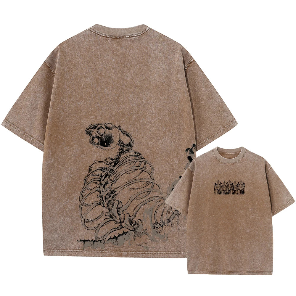 Attack on Titan - Vintage Washed T-Shirts